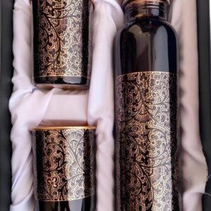 Antique Design Copper Bottle Gift Set